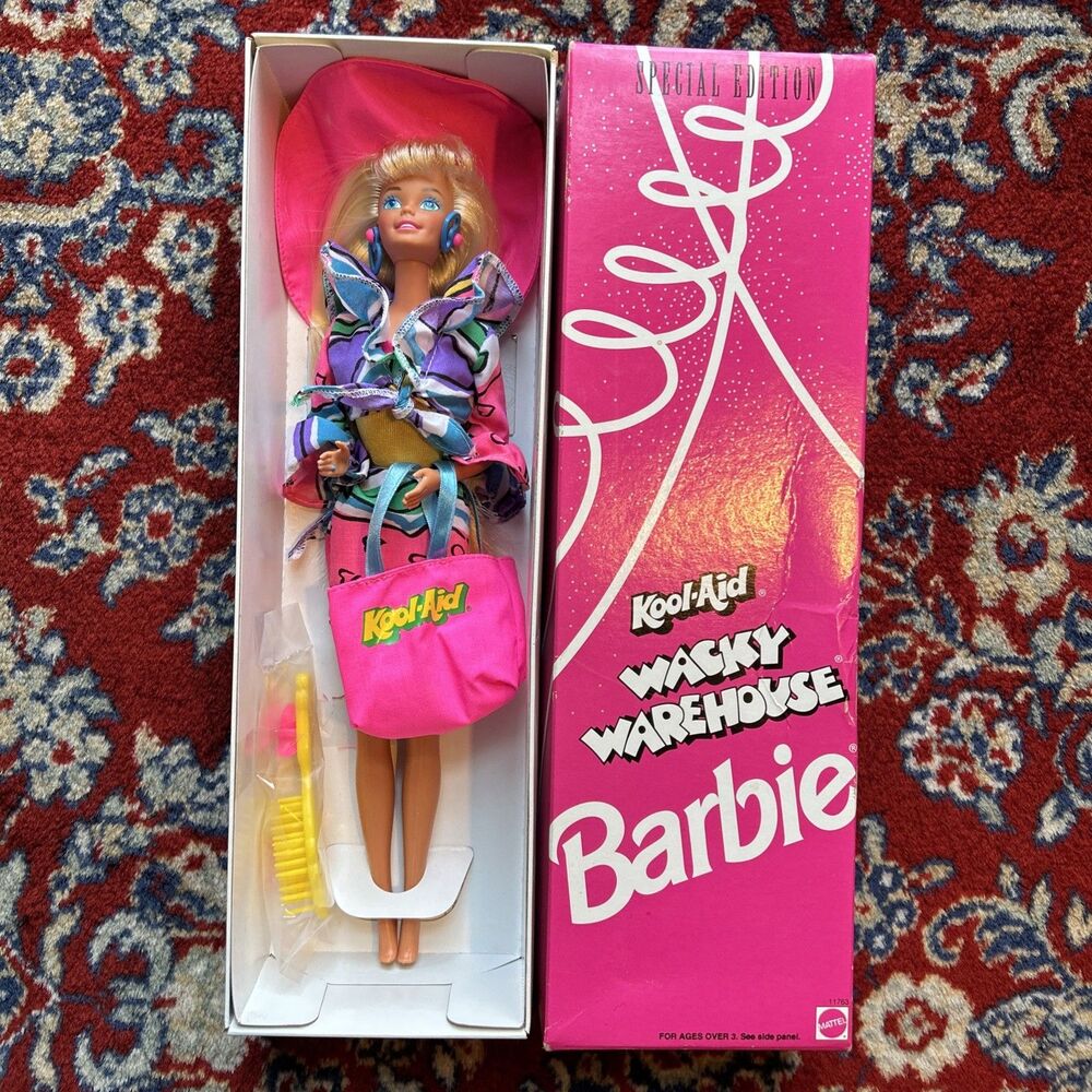 NEW IN BOX Kool Aid Wacky Warehouse 1994 Barbie Doll Toy 11763 Vintage 90s